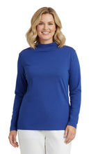 Load image into Gallery viewer, Women's Long Sleeve Cotton Blend Mock Neck Top - An All-Season Essential