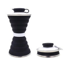 Load image into Gallery viewer, 500ML Foldable Silicone Water Bottle: Ultimate Travel Companion!