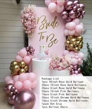 Load image into Gallery viewer, 104pcs Navy Blue And Gold White Balloon Garland Arch Kit For Wedding Birthday Party Baby Shower Girl Bridal Shower Birthday Party Decorations