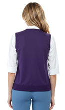 Load image into Gallery viewer, Womens Button Front Cable Knit Cardigan Sweater Vest