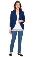 Load image into Gallery viewer, Women's Curved Hem Cardigan - Open Front in Soft Cashmere like Fabric