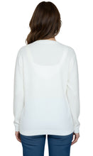 Load image into Gallery viewer, Women's Faux Pearl Cardigan in Cashmere-like Soft Knit