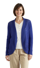 Load image into Gallery viewer, Women's Open Front Glitter Shrug in Soft Acryllic