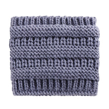 Load image into Gallery viewer, Ponytail Beanie Headwrap with Ear Warmer