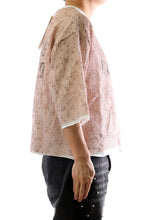 Load image into Gallery viewer, Sparkle S/N Jersey 3/4 Sleeve Crop Top Tee