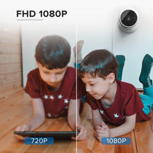 Load image into Gallery viewer, 1080P IP Wifi Camera Indoor Surveillance Camera Baby Monitor Mini Cam Home Security Webcam Motion Detection with Night Vision AIl Human Detection Activity Zone