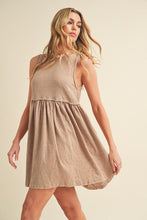 Load image into Gallery viewer, Round Neck Mini Tank Dress For Women–Comfortable, Versatile & Perfect for Casual or Dressy Occasions