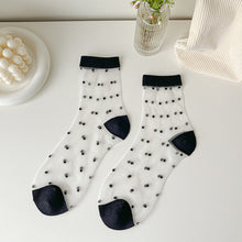 Load image into Gallery viewer, Women Socks New Fashion Long Transparent Cute Heart Thin Socks Female Summer Casual Sweet Funny Socks Stylish Ankle Socks For Women