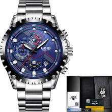 Load image into Gallery viewer, Business Elegant Men's Watch With Chronometers Day View Fluorescent Hands Excellent Look Unique Design Perfect Gift For Your Man