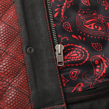 Load image into Gallery viewer, Kingsnake Men’s Motorcycle Leather Vest