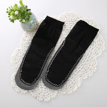 Load image into Gallery viewer, 10Pairs High Quality Women Socks Velvet Silk Spring Summer Socks Breathable Soft Cotton Bottom Wicking Slip-resistant Short Socks For Women