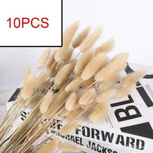 Load image into Gallery viewer, 10PCS Bulrush Natural Dried Flowers Artificial Pampas Grass Decor Phragmites Fake Flower Wedding Home Decoration Floor Vase Filler for Living Room Kitchen Decor