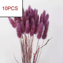 Load image into Gallery viewer, 10PCS Bulrush Natural Dried Flowers Artificial Pampas Grass Decor Phragmites Fake Flower Wedding Home Decoration Floor Vase Filler for Living Room Kitchen Decor