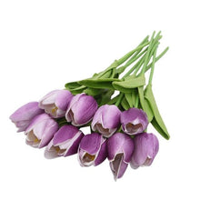 Load image into Gallery viewer, 10Pcs High Quality Real Touch Calla Lily Artificial Flowers Bouquet For Wedding Bridal Home Kitchen Table Flower Decoration Home Decor