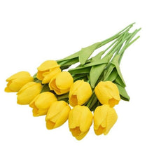 Load image into Gallery viewer, 10Pcs High Quality Real Touch Calla Lily Artificial Flowers Bouquet For Wedding Bridal Home Kitchen Table Flower Decoration Home Decor