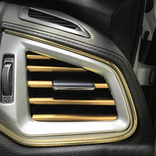 Load image into Gallery viewer, 10Pcs/set Universal Car Air Conditioner Vent Outlet Trim Strip Decoration U Shape Moulding Trim Strip Line Car Shiny Accessories Car Air Conditioner Outlet Decorative U Shape Moulding Trim Strips Decor Car Styling Accessories