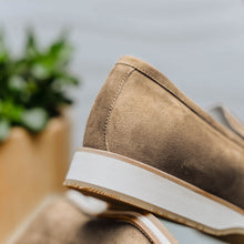 Load image into Gallery viewer, 11-020-TPE MEO 3 Sueded Goatskin Penny Loafer, Taupe