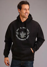 Load image into Gallery viewer, Stetson Aztec Eagle (Black) - Men's Hoodie Sweatshirt