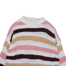 Load image into Gallery viewer, Striped Bell Sleeve Light Sweater