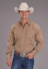 Load image into Gallery viewer, Stetson 2516 Spice Mosaic (Brown) - Men's Western Shirt