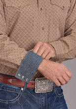 Load image into Gallery viewer, Stetson 2516 Spice Mosaic (Brown) - Men's Western Shirt