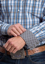 Load image into Gallery viewer, Stetson 2879 Vintage Dobby (Blue) - Men's Western Shirt