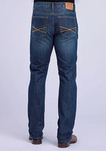 Load image into Gallery viewer, Stetson 1210 Straight Fit (Brown/Dark Wash) - Men's Jeans