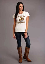 Load image into Gallery viewer, Stetson Round Up (White) - Women's Short Sleeve T-Shirt