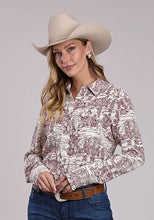 Load image into Gallery viewer, Stetson 2913 Desert Toile (Cream) - Women's Western Shirt