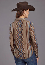 Load image into Gallery viewer, Stetson 2187 Sand Serape (Tan) - Women's Blouse