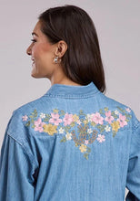 Load image into Gallery viewer, Stetson Floral Denim (Blue) - Women's Western Shirt