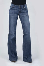 Load image into Gallery viewer, Stetson 214 Trouser Fit S Back Pocket ( Denim Dark Wash) - Women's Jeans