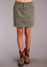 Load image into Gallery viewer, Stetson Denim Skirt (Green) - Women's Skirt