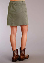 Load image into Gallery viewer, Stetson Denim Skirt (Green) - Women's Skirt