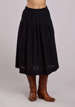 Load image into Gallery viewer, Stetson 2916 Lawn Eyelets (Black) - Women's Skirt