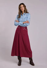 Load image into Gallery viewer, Stetson 3155 Solid Rayon (Wine) - Women's Skirt