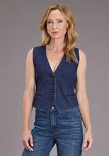 Load image into Gallery viewer, Stetson Dark Rinse Denim - Women's Vest