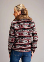 Load image into Gallery viewer, Stetson Aztec Blanket (Red) - Women's Blazer Jacket