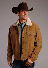 Load image into Gallery viewer, Stetson Novelty Solid Vintage (Tan) - Men's Suede Jacket
