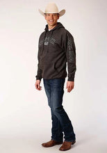 Load image into Gallery viewer, Stetson Heather Logo "EST. 1865" (Grey) - Men's Hoodie Sweatshirt