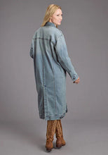 Load image into Gallery viewer, Stetson Stretch Maxi Length (Light Wash) - Women's Denim Jacket