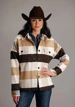 Load image into Gallery viewer, Stetson Earthtone Plaid - Women's Oversized Jacket