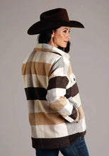Load image into Gallery viewer, Stetson Earthtone Plaid - Women's Oversized Jacket