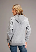 Load image into Gallery viewer, Stetson USA Sunburst Logo (Grey) - Women's Hoodie Sweatshirt