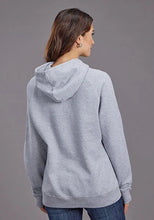 Load image into Gallery viewer, Stetson Rider Logo (Grey) - Women's Hoodie Sweatshirt