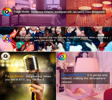 Load image into Gallery viewer, 110V 220V Bluetooth E27 RGBW LED Bulb Lights 5W 10W 15W RGB Lampada Changeable Colorful RGBWW LED Lamp With Remote+Memory Mode Smart Light Bulbs, RGBCW Color Changing Light Bulb Dimmable, 7W A19 led Bulb 60W Equivalent, Smart Bulbs That Work