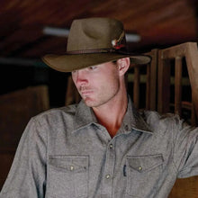 Load image into Gallery viewer, Outback Dove Creek - Wool Outback Hat (Closeout)