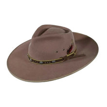 Load image into Gallery viewer, Outback Swan - Wool Felt Wide Brim Outback Hat (Closeout)
