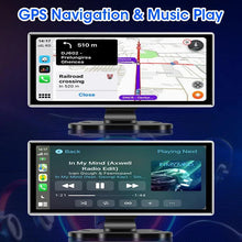 Load image into Gallery viewer, 11.26 inch Car DVR 4K Dash Cam Dual Lens Wireless Carplay & Android Auto Video Recorder Monitor GPS Navigation 5G Wifi FM AUX