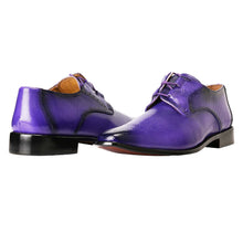 Load image into Gallery viewer, Blacktown Genuine Leather Oxford Style Lace-Up Dress Shoes For Men